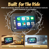 6-inch Motorcycle GPS CarPlay Navigation Universal Android Head Unit LBW
