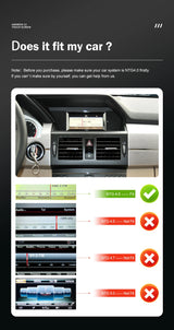 Android 13 GPS Navigation Head Unit for Mercedes-Benz GLK Android Head Unit wincago
