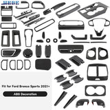 ABS Trim Kit Carbon Fiber for Ford Bronco Sport Car Interior Accessory HEBE