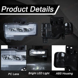 LED Fog Lights Assembly for GMC Sierra 1500 2016 LED Ambient Light MAGIC COLORM