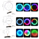 RGB Atmosphere Light Tweeter Speaker App Control Car Kit LED Ambient Light MAGIC COLORM