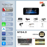 12.3-Inch Wireless CarPlay Android 15 Screen for Mercedes C