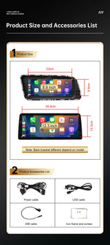 12.3 Inch Wireless CarPlay Android Auto Screen for Audi Q5