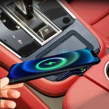 15W Wireless Charger Panel For Porsche Panamera 2017-2023 Car Interior Accessory LINGLUYANG