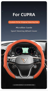 Premium Suede Snap-On Cover for Cupra Models Car Interior Accessory Hocasen