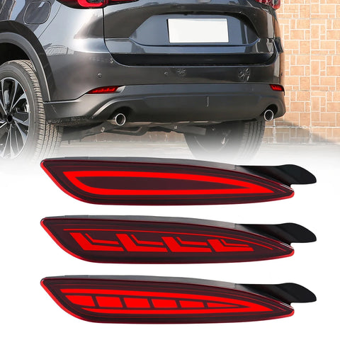 Rear Bumper Reflector Lights for Mazda CX5 2022 Car Interior Accessory MAGIC COLORM