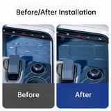 For Zeekr 001 Car Center Console Wireless Charging Mat Silicone Anti Slip Scratch-resistant Pad Interior Accessories Car Inte