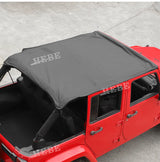 Soft Nylon Roof Sunshade for Jeep Wrangler JK 2007-2017