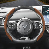 Segmented Suede Steering Cover for Vinfast Models