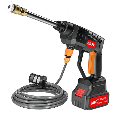 Cordless High Pressure Car Wash Washer Gun 40WH/80WH Electric Water Gun Machine Car Wash Washer EAFC