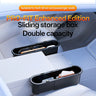 Adjustable Sliding Car Seat Gap Organizer, Flush-Mount Storage Box for Driver & Passenger, 2X Expandable Capacity