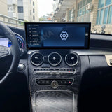15.8 Inch Android 14 CarPlay Display for Mercedes C Class 2015-2019