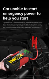 2000A 12V Car Jump Starter Portable Power Bank Battery Charger Emergency Car Booster for 8.0L Gas/7.0L Diesel 12V Car Jump St