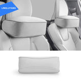 Artificial Leather Headrest Cover for Volvo XC90 S90 Car Interior Accessory LINGLUYANG