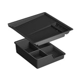 Chevy Silverado EV 2024-2026 Center Console Storage Box Tray Double-layer Organizer Accessories Tidying ABS 2PCS