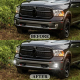 LED Fog Lights for Dodge Ram 1500 2013-2018 Car Interior Accessory MAGIC COLORM