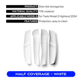 For Tesla New Model 3+ Highland 2024 Rear Full Storage Box Door Handle Armrest Tray Organizer