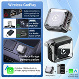 2IN1 Wireless CarPlay Adapter for Universal Vehicle