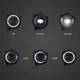 Full LED Headlights with Animation for Jeep Wrangler LED Headlight Vland