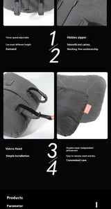 ZEEKR 001 Zeekr001 Car Headrest Waist Cushion Dupont Biological Fleece Suede