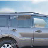 Window Louver Ventilation Plate for Mitsubishi Pajero