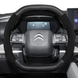 Non-Slip Suede Carbon Cover for Citroen Models