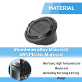 Fuel Tank Cap Aluminum Alloy for Jeep Wrangler JL 2018-2024 Car Interior Accessory HEBE