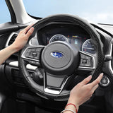 Subaru Carbon Fiber Steering Wheel Cover Black Car Interior Accessory Hocasen