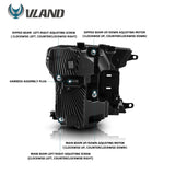 LED Headlights with Dual Beam Projector for Ford F150 18-20 Car Interior Accessory Vland
