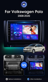9-inch Android 13 Head Unit for Volkswagen Polo 2008–2023