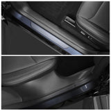 Tesla Model Y Launch 2025 Juniper Central Control Side Anti-kick Pad TPE Door Sill Strip Guard Protection Cover Car Accessori