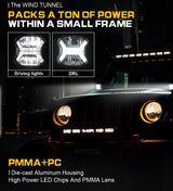 Led Work Light Bar 4 Inch Led Headlight 12v Drl for Jeep Wrangler JK Off Road 4x4 Truck accessories Lada Atv Spotlight Car Li