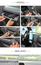 Water Cup Phone Holder Rack for Jeep Wrangler JK Car Interior Accessory HEBE