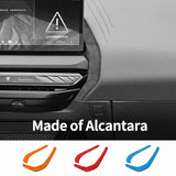 Alcantara Dashboard Panel Instrument Trim Sticker for BMW X3 G45 G48 (2025-) Car Interior Accessory OEM