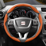 Anti-Slip Suede Steering Cover for Seat Models