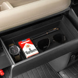 Co-pilot Drawer Storage Box for New Mitsubishi Delica Mini 2025 Silicone Car Tray Organizers Accessories Tidying Black Car In