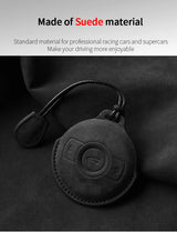 Suede Car Key Case for Mercedes Benz Smart #1 #3 fortwo brabus EQFortwo ForFour Premium Pro+ Car Interior Accessory OEM