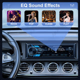 1Din Universal MP3 Car Radio Bluetooth FM Stereo Car Interior Accessory AKAMATE