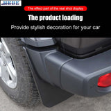 ABS Mudguards Splash Guards for Jeep Wrangler JL 2018-2026 Car Interior Accessory HEBE