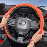 Premium Suede Wheel Cover for Perodua Myvi Axia Bezza Car Interior Accessory Hocasen