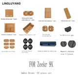 Center Console Storage Mat for ZEEKR 9X Interior Car Interior Accessory LINGLUYANG