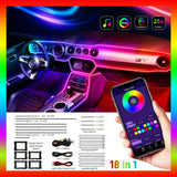 18-in-1 RGB LED Interior Ambient Lighting Kit for Universal Fit LED Ambient Light OEM