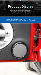3D Door Speaker Trim Ring Set for Mini Cooper
