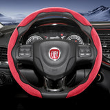 Suede Steering Wheel Cover for Fiat 500 Panda Tipo