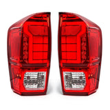 LED Tail Lamps Smoked Lens for Toyota Tacoma 2016-2022 LED Ambient Light MAGIC COLORM