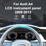 12.3-inch Digital Instrument Cluster for Audi A4 B8 2009–2012 Android Head Unit Aotsr