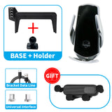 Wireless Charging Phone Mount for Volvo EX30 2024–2026 Car Phone Holder OEM Charging G Silver
