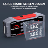 Car Jump Starter With Air Compressor Jump Starter Power Bank Portable Battery Starter 150PSI Air Pump With LED Light Jump Sta