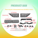 Trunk Window Rack Storage for Suzuki Jimny 2007-Up Car Interior Accessory HEBE