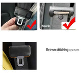 Universal Suede Seat Belt Buckle Pads for Car Trim